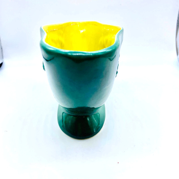 Red Wing B2016 Tropicana Belle Kogan Green /Yellow Embossed Sunflower Planter - Picture 6 of 12